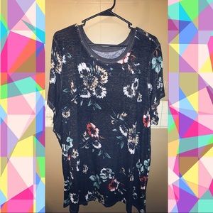 Torrid Floral Tee size 5